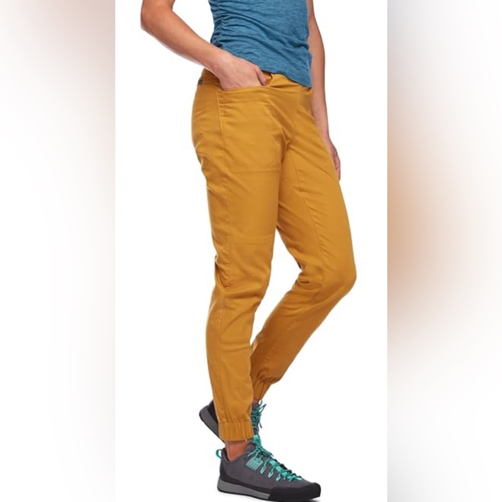 Amber color adventure joggers